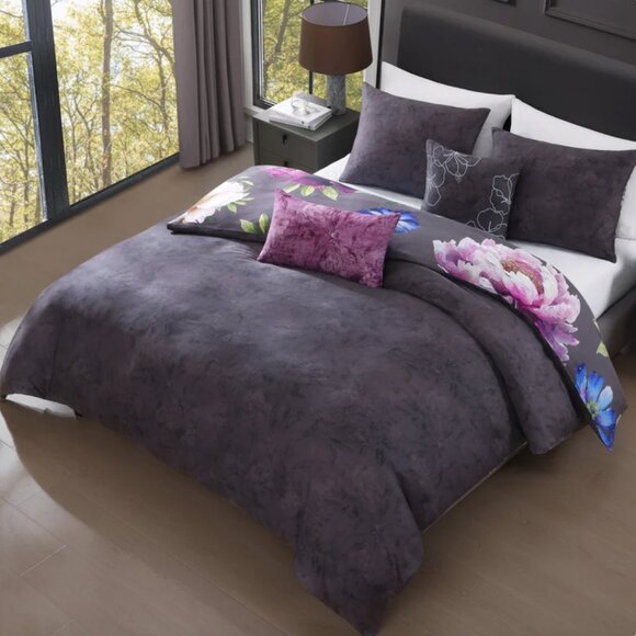 Bebejan Elegant Blossom Comforter Set King - Picture 2 of 3